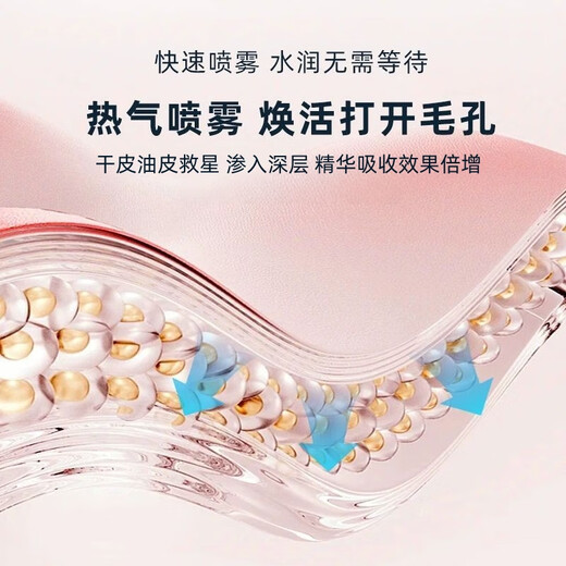 OCDREDY Desktop Thermal Spray Facial Steamer Beauty Instrument Sprayer Humidifier Facial Hydration Device Home White Thermal Spray Facial Steamer