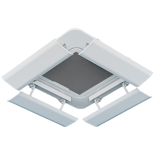 Yibaili central air conditioning windshield ceiling machine ceiling anti-direct blow air conditioning baffle office air-conditioning vent baffle plastic steel upgrade 60CM 1 piece *5502 universal size