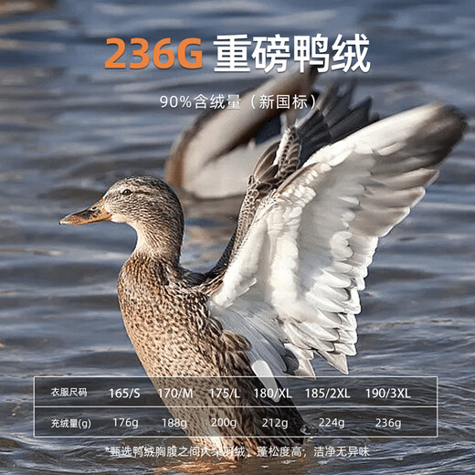 Mark Huafei 236G High Heavyweight Hooded Down Jacket Men's 2025 Winter New Graphene Warm Jacket