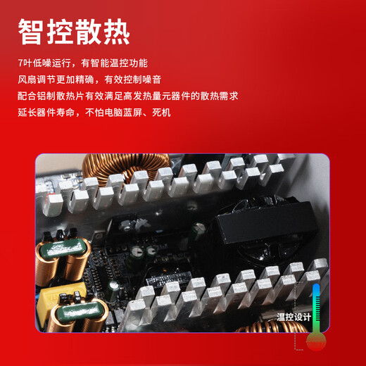 Aigo Esports EU SUPER Rated 750 W Bronze Straight Outlet Weißes Desktop-Host-Netzteil 80PLUS Bronze/Alle japanischen Kondensatoren/PCIE5.1