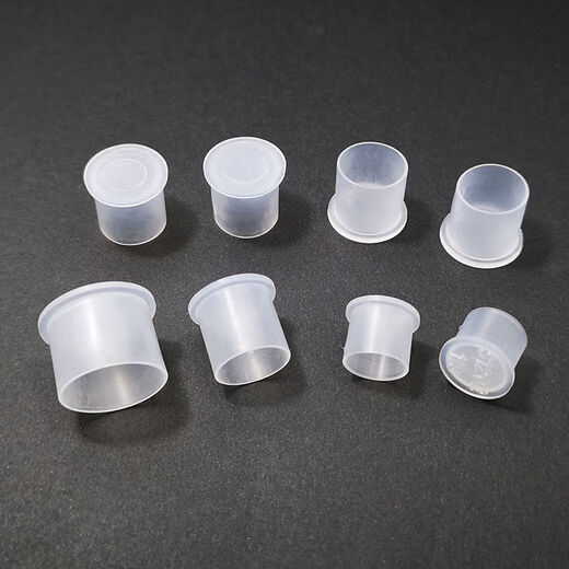 Fantasy white PE plastic thread protective cover dust-proof screw cap thread protective cover for external thread pipe cap TM6 50 pieces