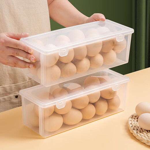 Sungsa imported egg storage box refrigerator side door organization artifact kitchen egg box crisper food grade refrigerator side door egg box 1 pack