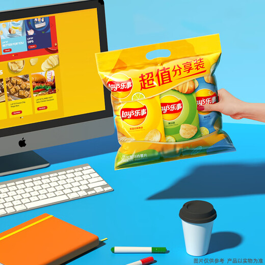 Lay's Potato Chips (Original + Cucumber + Lime) 70g*3 packs Combo Pack Snack Gift Pack Snack Food