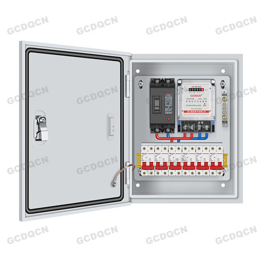 Distribution box household surface-mounted single-phase 220v three-level meter box concealed charging pile distribution box complete set control box box people complete set 1