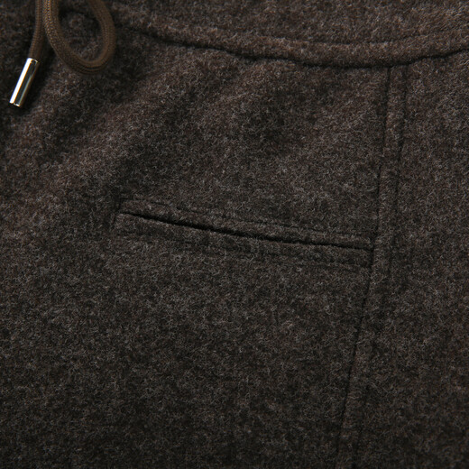 Xianlixiu comfortable warm velvet pants plus size women's simple straight pants fat mm2025 winter new style 4974 dark gray L