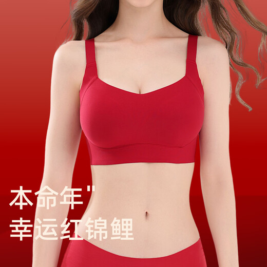 Miss Polly's large size zodiac year underwear set, women's underwear clothes, 2026 year of the horse, gift for mom and bestie, underwear + socks + scarf + red rope + SF high-end gift box 2XL female 95B-H universal