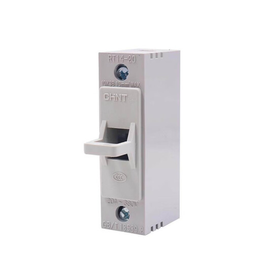 Chint fuse base fuse socket-20 tube ceramic core 10*38MM fuse core 32a box single base