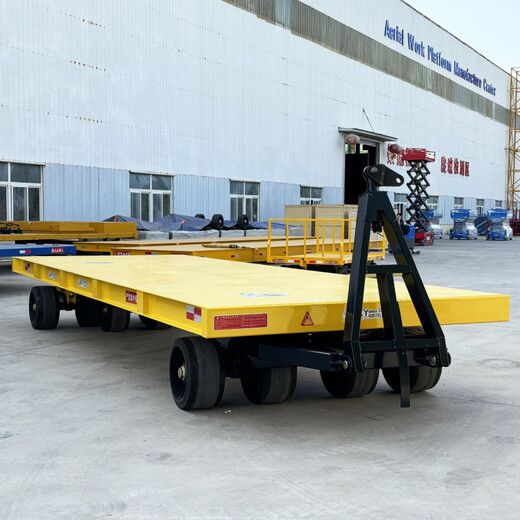 He Jiagong forklift towing flatbed truck factory heavy-duty trailer terminal warehouse truck turnover 5/10/20/30 tons customization 5-ton flatbed truck customization length and width consultation customer service