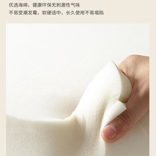 Yihe Cotton Solid Wood Frame Bay Window Sofa Customized Bay Window Cushion Window Sill Cushion Teddy Velvet Leather Bay Window Sofa Cushion Customized Contact Customer Service for Custom Sizes and Colors No Delivery in Silent Orders