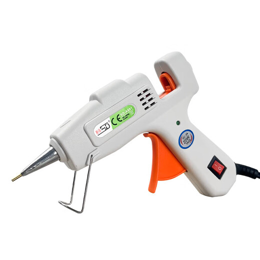 20W hot melt glue gun with thin head and extended caliber 1.0mm for household handmade DIY jewelry pasting thin adhesive strips Saide-20W small glue gun (thin mouth)