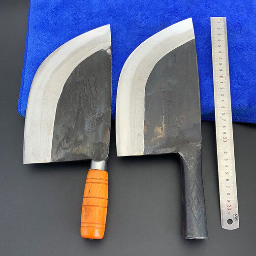 Double Daji bone forged and chopped pork bone butcher light gray 23cm