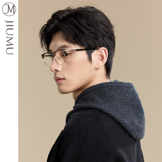 JIUMU hat and scarf integrated autumn and winter wool hooded scarf and neck cover dual-purpose thickened balaclava dark gray one size fits all (56-60cm)