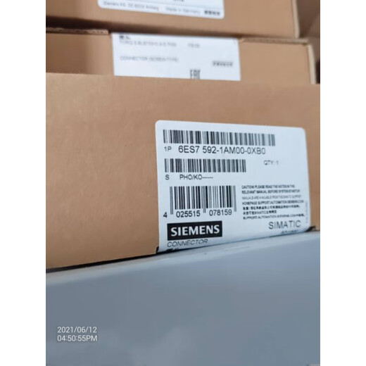 6ES7592-1AM00-0XB0 Siemens S7-1500 40-pin front connector 6ES75921AM000X 6ES7592-1AM00-0XB0