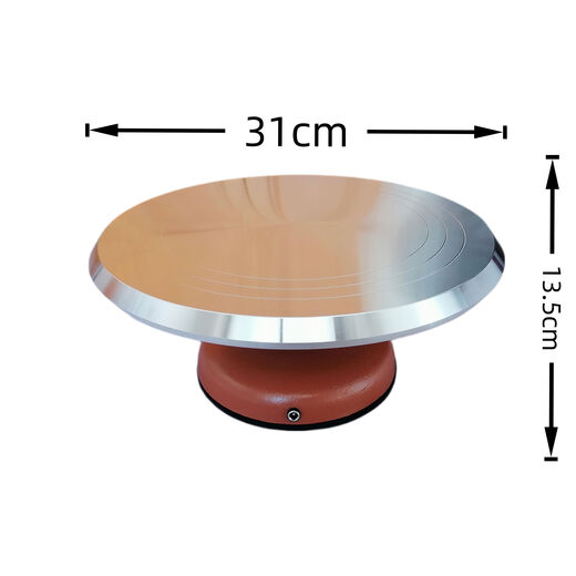 Pick up cat decorating tool decorating table turntable aluminum alloy decorating turntable decorating table household birthday turntable aluminum alloy table cast iron base