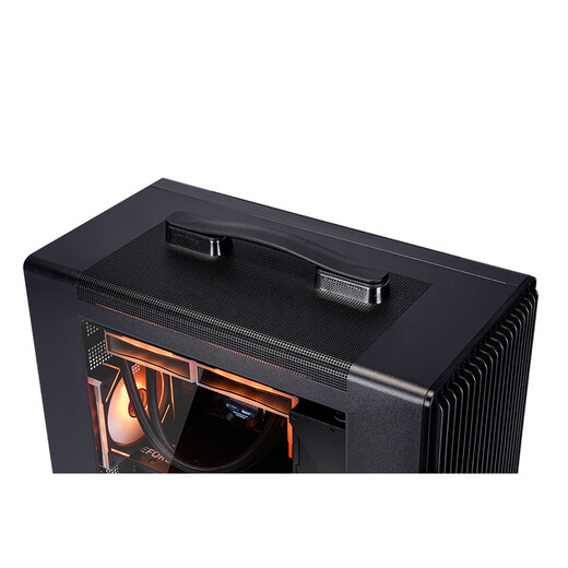 玩嘉阿尔法S1黑色 MATX机箱（提手机箱/240冷排/165mm风冷/ATX电源/长显卡/MATX/ITX ）
