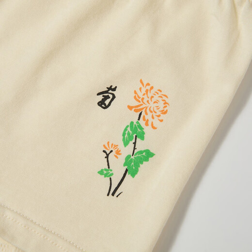 Jeanswest Jeanswest children's clothing soft and stretchable boxer briefs winter new children's underwear PA9 2 pack milky apricot + mint green 6T09 110 cm