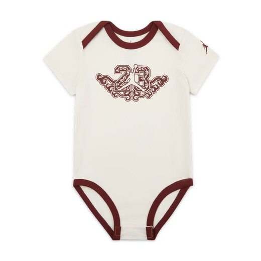 Nike Jordan New Year Series Year of the Horse Limited Infant Red Jumpsuit (3 Pieces) New JORDAN IR7974 644 Dark Team Red 73cm 12