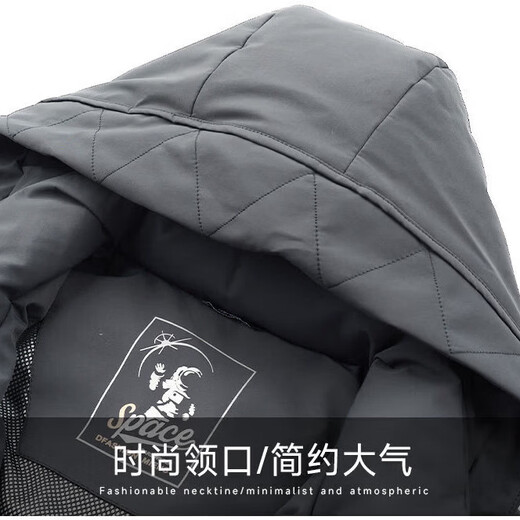 JASONWOOD роскошный элитный бренд мужской пуховик средней длины выше колена 2025 зима среднего возраста утолщенная теплая деловая куртка высокого класса креветки креветки известный бренд мужчины зима 4XL рекомендуется 180-200Jin Jin равен 0,5 кг