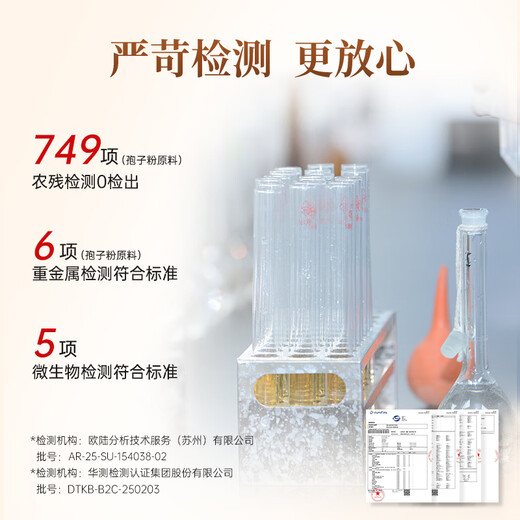 Xianzhilou Four Organic Broken Ganoderma Spore Powder High Triterpenes National Standard Formulated to Enhance Immunity Gift Health Products 2 Boxes 360g Triterpenes 12.5g - Half a Year's Supply Consolidation Package