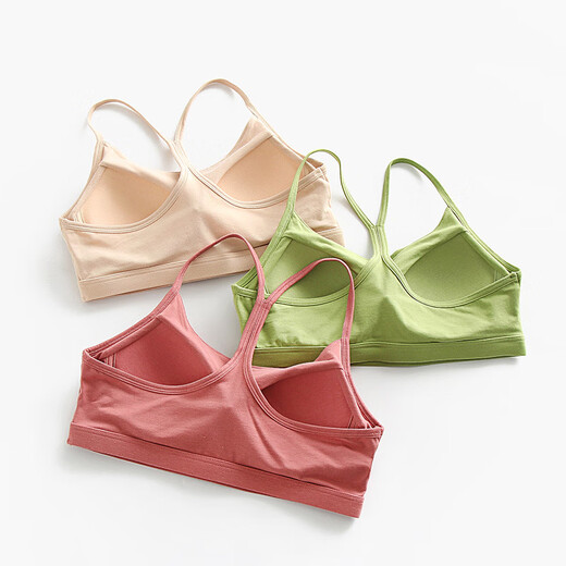 Autumn Modal cotton beautiful back-proof comfortable vest underwear with breast pads and slings for women to wrap breasts and tube top underwired black 2 S