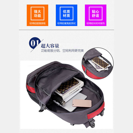 60L Large Capacity Mountaineering Bag Hiking Sports Outdoor Backpack Waterproof Wear-Resistant Backpack Camping Multifunctional Backpack Black 60L Large