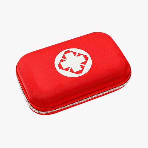 Travel outdoor portable first aid kit set car home medical kit emergency medical kit red (18 categories 44-piece set)