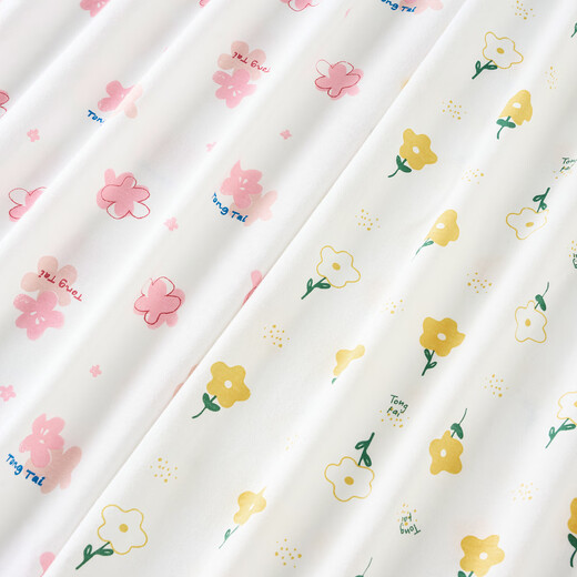 Tongtai (TONGTAI) baby swaddle pure cotton newborn swaddle anti-shock wrap newborn baby breathable swaddle wrap single pink yellow spring and summer thin 7A grade antibacterial 85x85cm