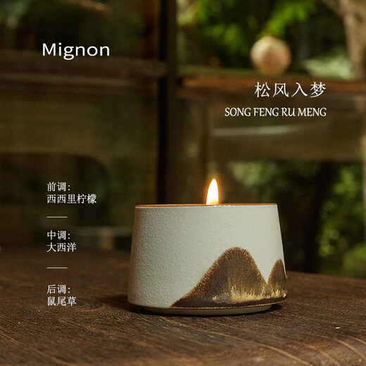 Shantou Lincun gnon rain sleep thing pine breeze enters the dream scented candle gift box pine breeze enters the dream