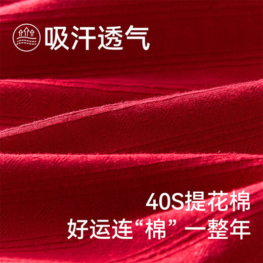 Cat Man (MiiOW) Girls' Zodiac Year Red Underwear Children's Pure Cotton Class A Boxer Briefs Breathable 12 Years Old Year of the Horse 2026 Ma Bao Blessing 4 Pieces One Size M 50-60Jin Jin is equal to 0.5 kg