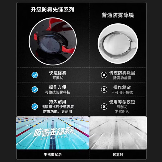 Arena (arena) anti-fog pioneer children's swimming goggles coated high-definition waterproof sun protection non-head-cut youth professional swimming training