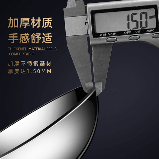 YANG BO EXTRA EAR food grade 316 stainless steel soup spoon colander household drinking soup spoon thickened long handle hot pot spoon kitchen serving spoon wooden 316 small hot pot soup spoon + colander