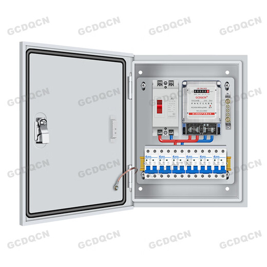 Distribution box household surface-mounted single-phase 220v three-level meter box concealed charging pile distribution box complete set control box box people complete set 1