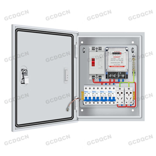 Distribution box household surface-mounted single-phase 220v three-level meter box concealed charging pile distribution box complete set control box box people complete set 1