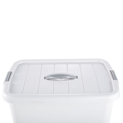 Desktop storage box, portable storage box, household storage box, snacks, toys, toiletries storage box, small size 15L blue