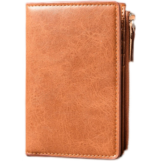 OTHER/Other card holder men's ultra-thin multi-card slot large-capacity ID storage coin purse driver's license card holder compact bank card holder brown