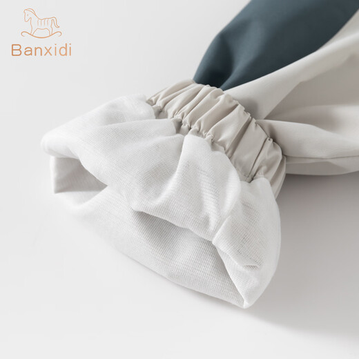 班喜迪男童外套春装2026新款帅气儿童休闲上衣宝宝连帽衣服春秋季小童装 蓝色 90