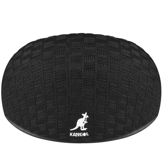 KANGOL autumn and winter beret for men and women, comfortable, warm, breathable, solid color, versatile, simple British retro temperament K3551 Black Black M