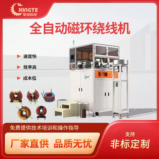 Xingte Inductance Automated Magnetic Ring Common Mode Winding Machine Professional Magnetic Core Filter Product Winding Equipment XT-CH001S