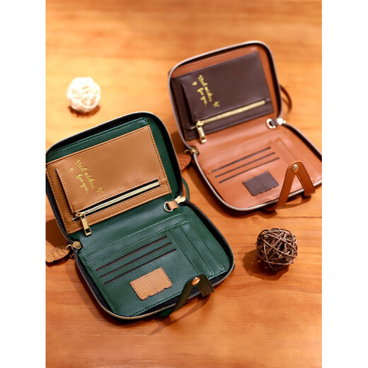 Macari passport holder storage bag, anti-theft document, multi-functional portable wallet and card holder for traveling abroad, Notting Hill Green