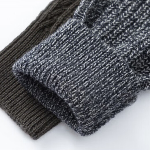 Wirpta high-end brand 100 pure wool sweater men's spring and autumn new half turtleneck sweater heavyweight thickened warm slim base iron gray thickened (spot Suda) L 110