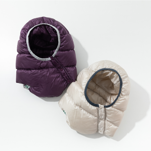 Mipo shopping mall same style winter children's down pullover hat for boys and girls outdoor windproof adjustable warm ear protection hat gray one size