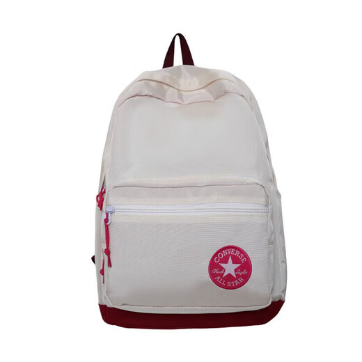 Converse trendy brand backpack men's large capacity junior high school and high school student schoolbag women's simple outdoor sports computer backpack KW- KW-milk white