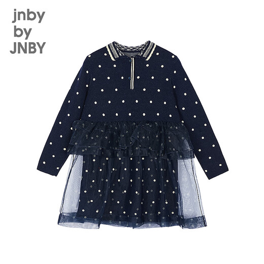 Jnby by JNBY New Jiangnan Buyi Children's Dress 26 Spring Girls 1Q1G12280 410/Dark Navy 160cm