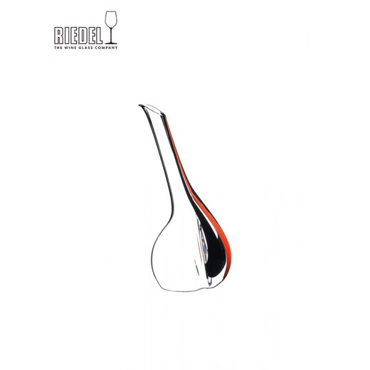 RIEDEL new product launch black tie touch decanter red wine decanter high-end gift touch red and black striped decanter