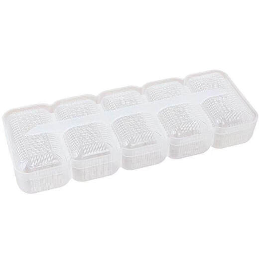 Mitsubishi Tiger Warship Sushi Mold One-piece Molding Bag Handheld Sushi Rice Pressing Mold Household Japanese Cuisine Making Sushi Tools Five Connected Grids 1 Pack