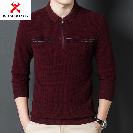KBXNG Jinba деловая мужская новая зимняя шерстяная мужская рубашка ПОЛО с длинными рукавами теплая футболка среднего возраста с лацканами деловая мужская одежда темно-серый один размер 105