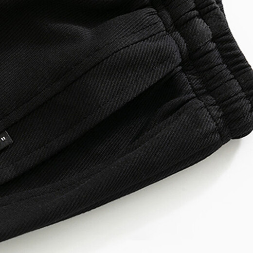 Snoopy (SNOOPY) casual pants for men, autumn and winter, young and middle-aged outdoor casual sports loose velvet straight trousers, gray 2XL