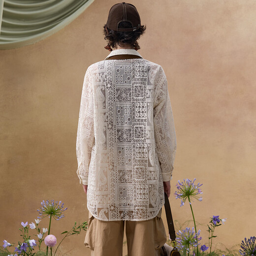 Wancaoyi (wancaoyi) 2026 spring new shirt C27122511 off-white XS