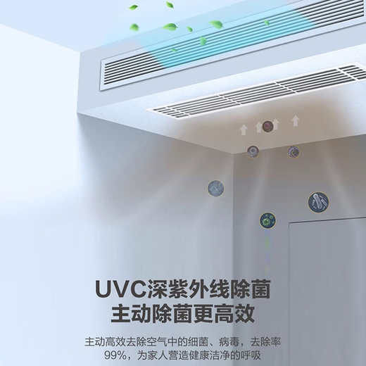 Haier power saving TOP1 net power saving plus duct machine large 3 hp Yunshu duct machine one-to-one living room central air conditioner full DC frequency conversion self-cleaning pro 3 hp Yunrui Pro UVC ultraviolet sterilization intelligent control
