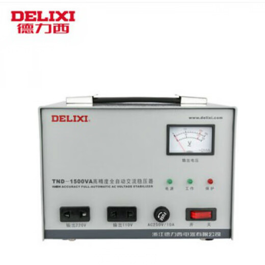 Delixi AC voltage regulator 1500w TND-1500W dedicated automatic voltage regulator